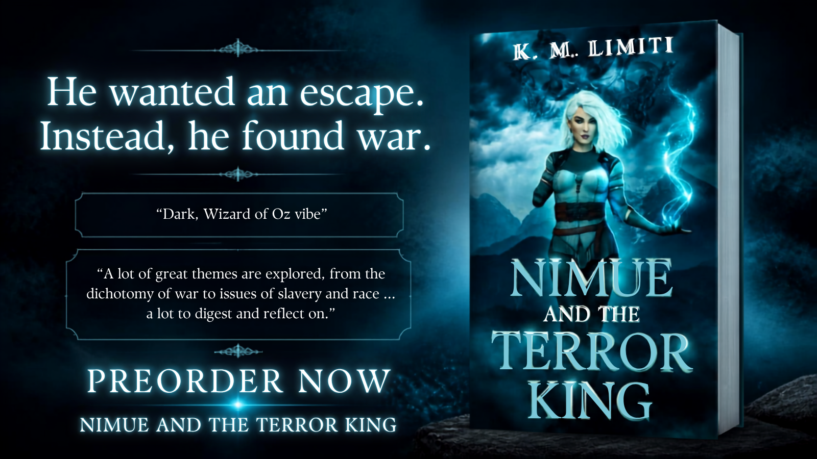 Preorder Nimue and the Terror King by K.M. Limiti on Amazon – click to order